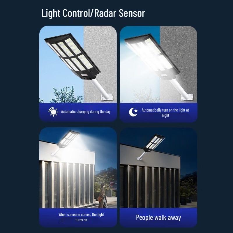JUN YONG LIGHTING Умный солнечный уличный фонарь 1000 Вт
