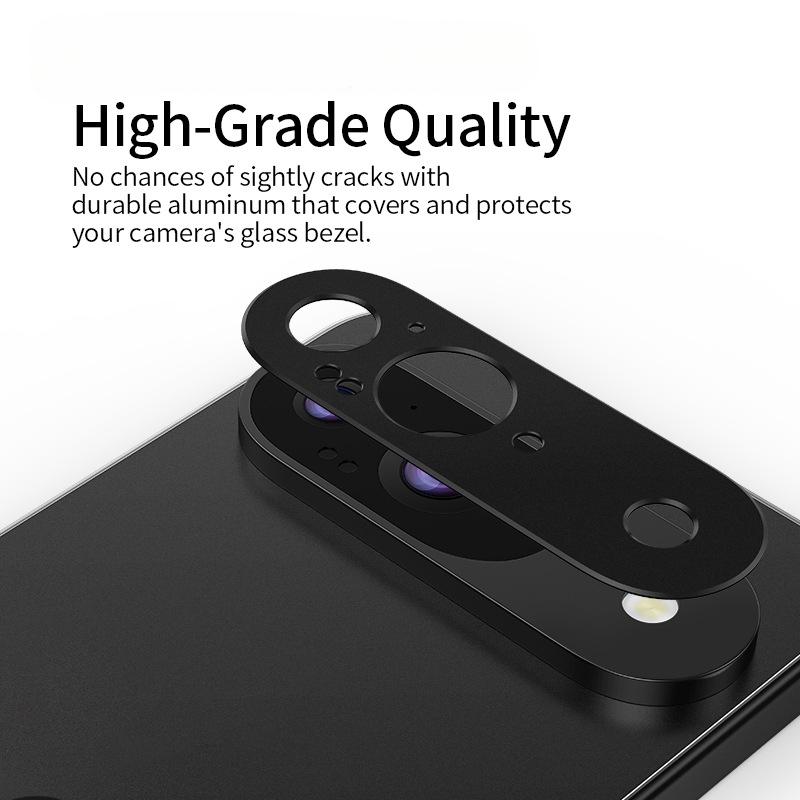 For Google Pixel 9 Pro XL Aluminium Alloy Camera Lens Protectors Metal Sticker Ring for GOOGLE Pixel9 9Pro Protection Film Cover