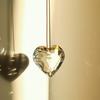 45mm Crafts Hanging Pendant Heart Hanging Heart Suncatcher Dreamy Crystal Wind Chime  Xmas Gift