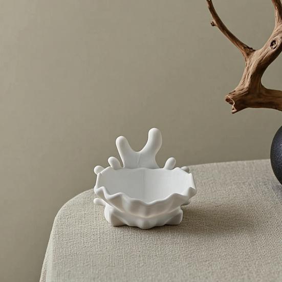 Поднос для украшений в виде коралловой раковины, 3D-печатное изделие в скандинавском стиле, прочный настольный органайзер для новоселья, для дома, гостиной, офиса
