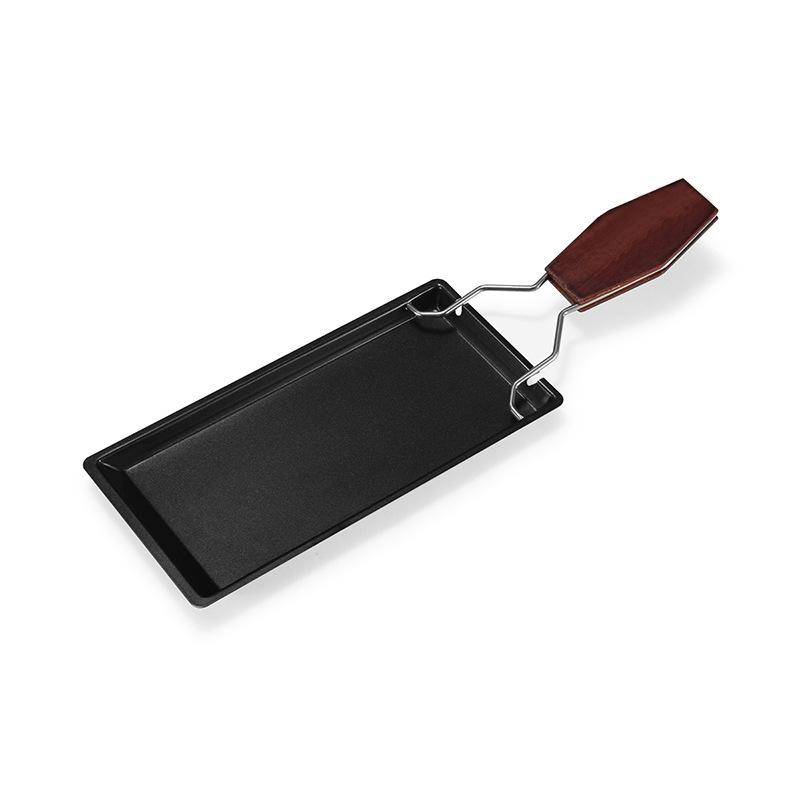 Swiss Cheese Fondue Set: Mini Non-Stick Baking Pan with Candle Holder