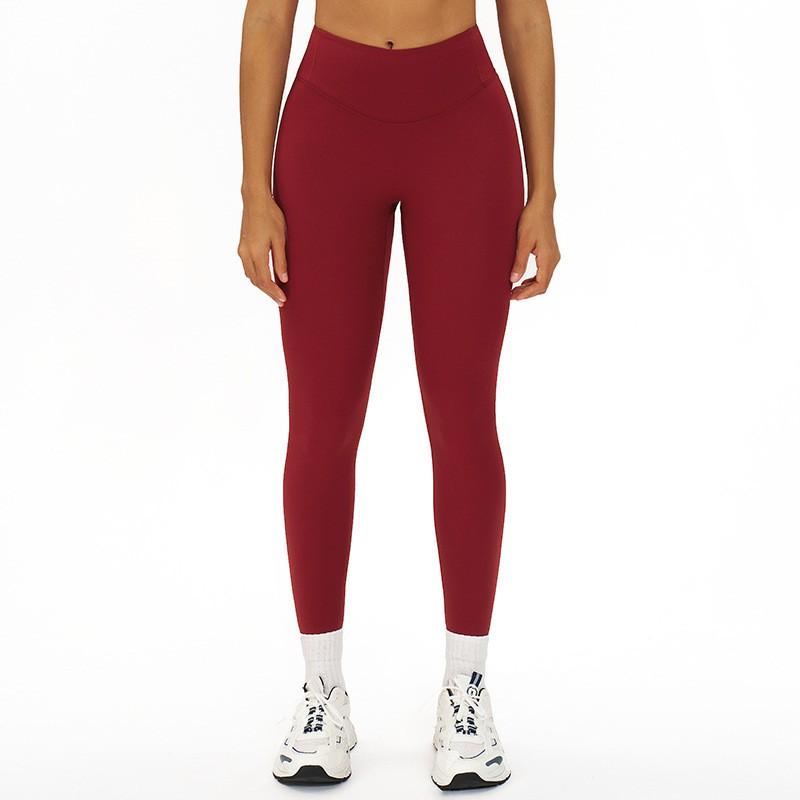 Womens High-Waisted Seamless Yoga Leggings Breathable Quick-Dry Running Pants Gym Fitness Workout