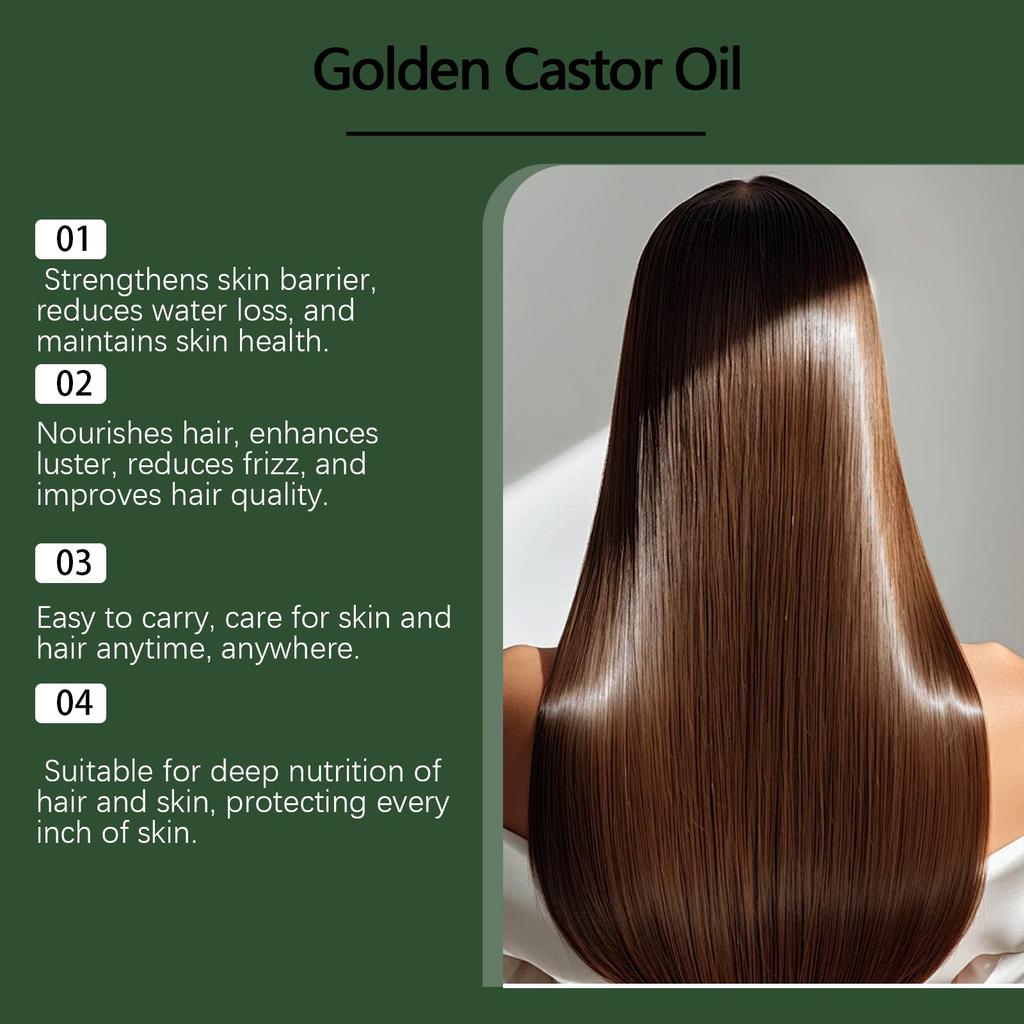 50 мл Эфирное масло Касторовое масло Питательное масло для волос Увлажнение кожи Антиоксидантное Укрепление кожного барьера Многофункциональный эффект Все в одном