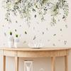 Self-adhesive Detachable Removable Wall Sticker Waterproof PVC Flower Plant Pattern Room Wallpaper