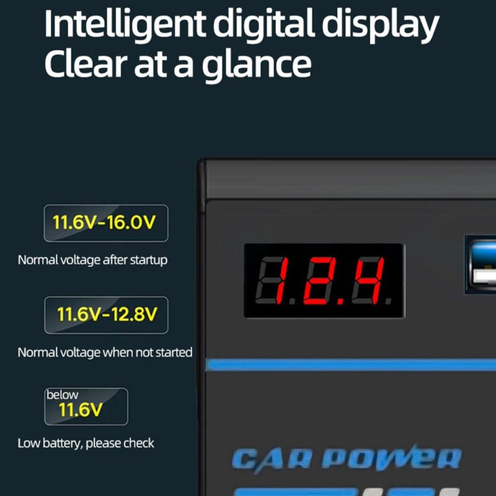 Универсальный автомобильный инвертор DC 12V/24V в 220V Автомобильный преобразователь Розетка Автомобильный преобразователь питания Для автомобилей/грузовиков