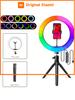 Xiaomi 1 шт. Диммируемая RGB кольцевая лампа со штативом и держателем для телефона - Идеально подходит для макияжа, фотографии и видеозаписи