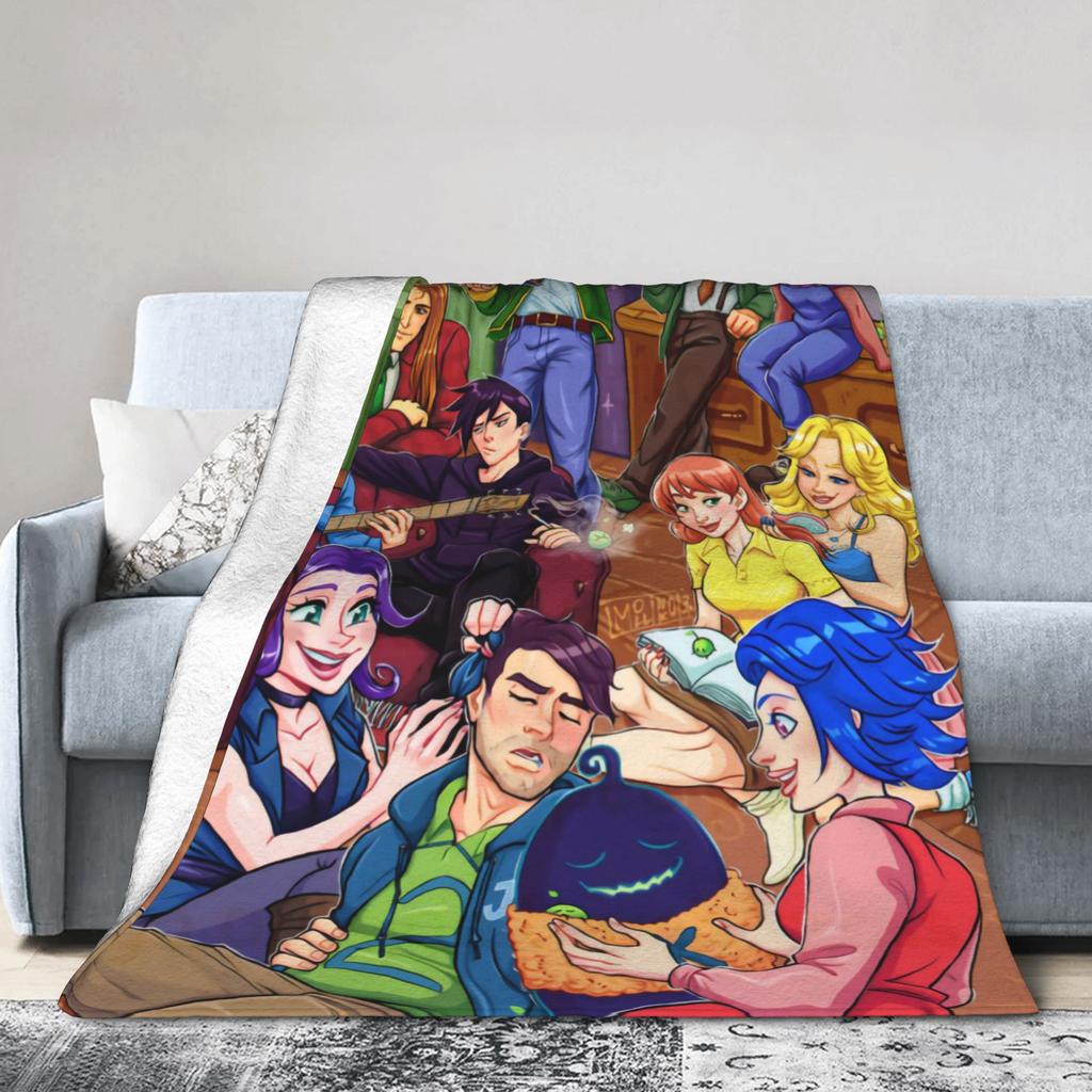 Фланелевые одеяла Stardew Valley Greenhouse Зимнее мягкое одеяло для детей и взрослых, для дивана, кресла, эстетичное покрывало, чехол для дивана