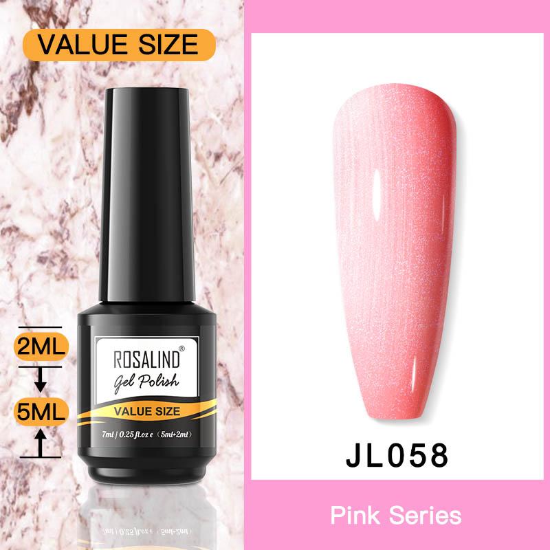 ROSALIND 7ml Soak Off Гель-лак яркий для дизайна ногтей LED / УФ-лампа