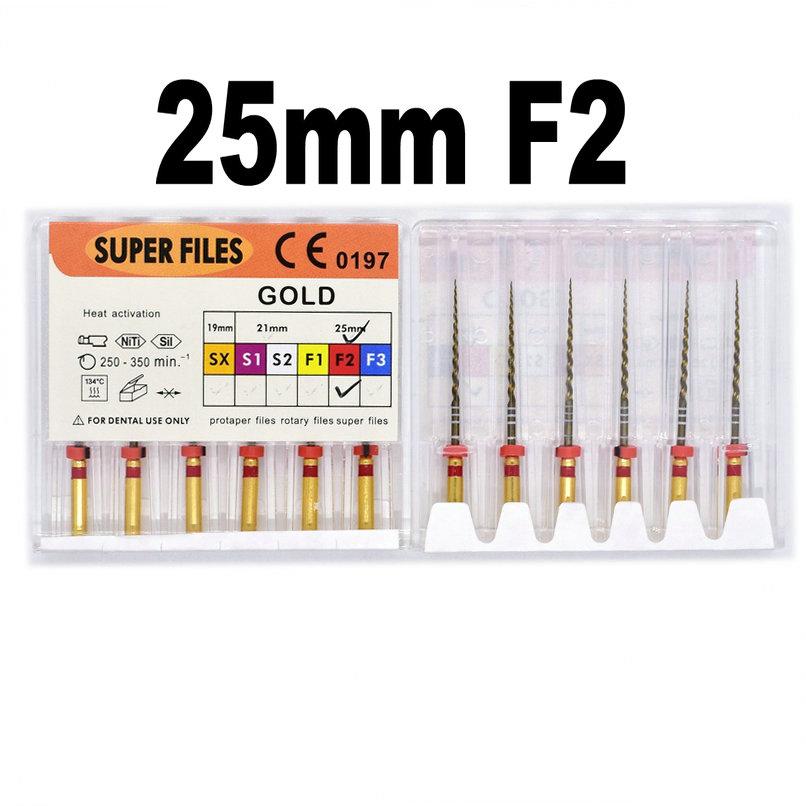 Стоматологические инструменты Супер файлы GOLD файлы Universeral Engine использование роторных файлов Golden Dondontic корневой канал NITI инструмент для стоматолога