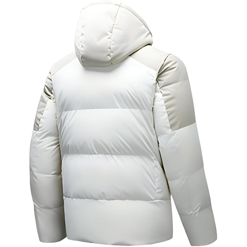 Anta Ветрозащитная водоотталкивающая теплая куртка-пуховик для мужчин, верхняя одежда, светло-каштановый, серый, белый, кофейный 152447908N-1