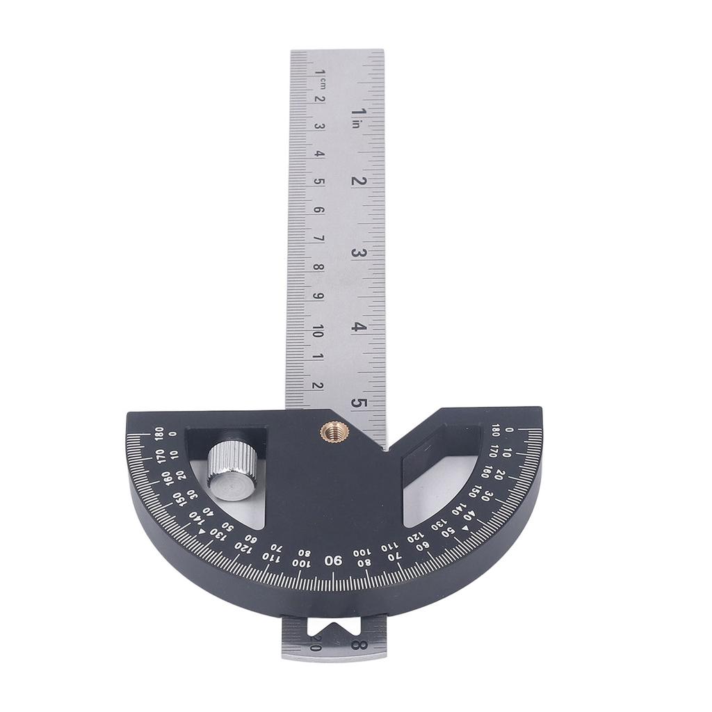 Угловой транспортир, столярная угловая линейка для измерения и разметки кромок по дереву, 8 дюймов