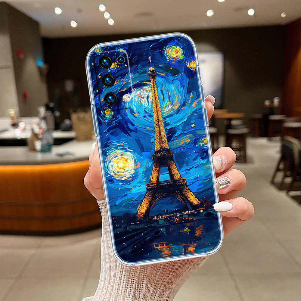 Paris Eiffel tower Phone Case for Motorola Edge 20 30 S30 40 50 Fusion Lite Plus Pro Neo Ultra One Hyper Power Action Zoom Macro Vision
