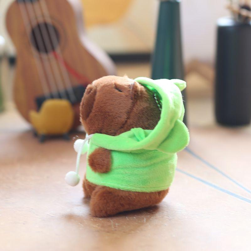 Милая милая подвеска Капибала плюшевая игрушка кукла толстовка Капибара сумка подвесное украшение брелок кукла