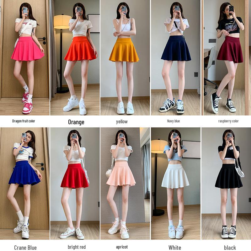 Женская юбка-пузырь большого размера с высокой талией и плиссировкой, с подкладкой от просвечивания