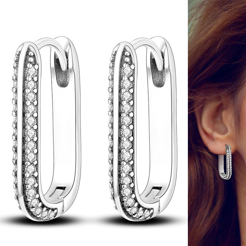 Серьги-гвоздики из натурального серебра S925 с перьями любви, оригинальные подвески-кольца для женщин и девочек, серьги-гвоздики, ювелирные изделия, подарки