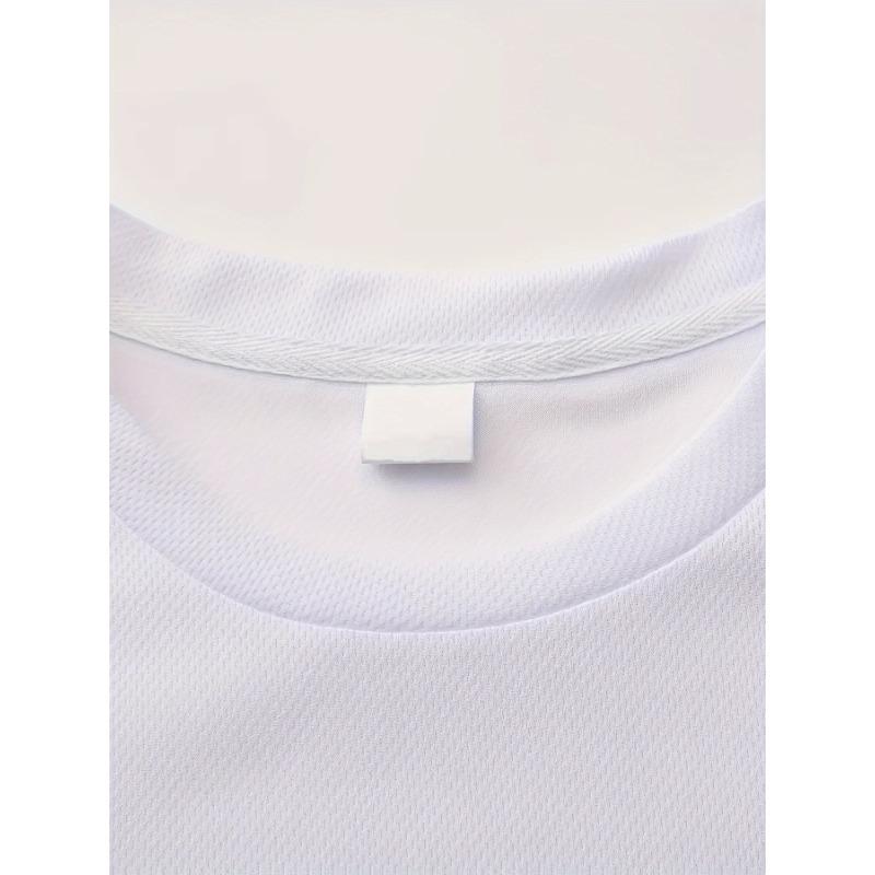 European size Short Sleeved T Shirt for Boys And Teens Featuring Crew Neck Stylish And Versatile for Everyday And Outdoor Use