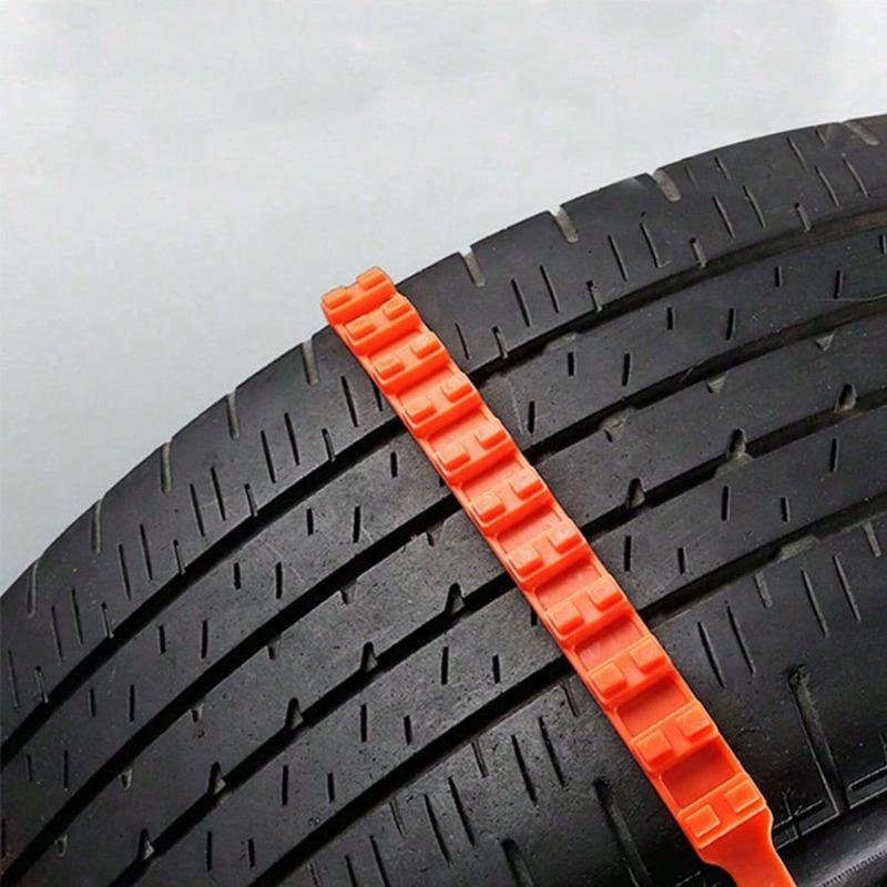10 шт./компл. Автомобильные цепи противоскольжения для снега, универсальные для седана, хэтчбека, внедорожника, минивэна, пикапа, ремни для тяги на снегу