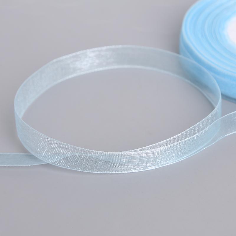 Лента из органзы прозрачная для DIY, 12 мм, 50 м
