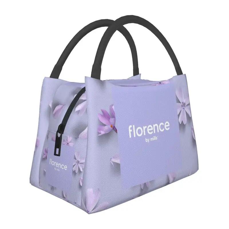 Пользовательские помады Florence By Mills Lunch Bag Женщины Cooler Теплый изолированный Lunch Box для пикника Кемпинга Работа Путешествия