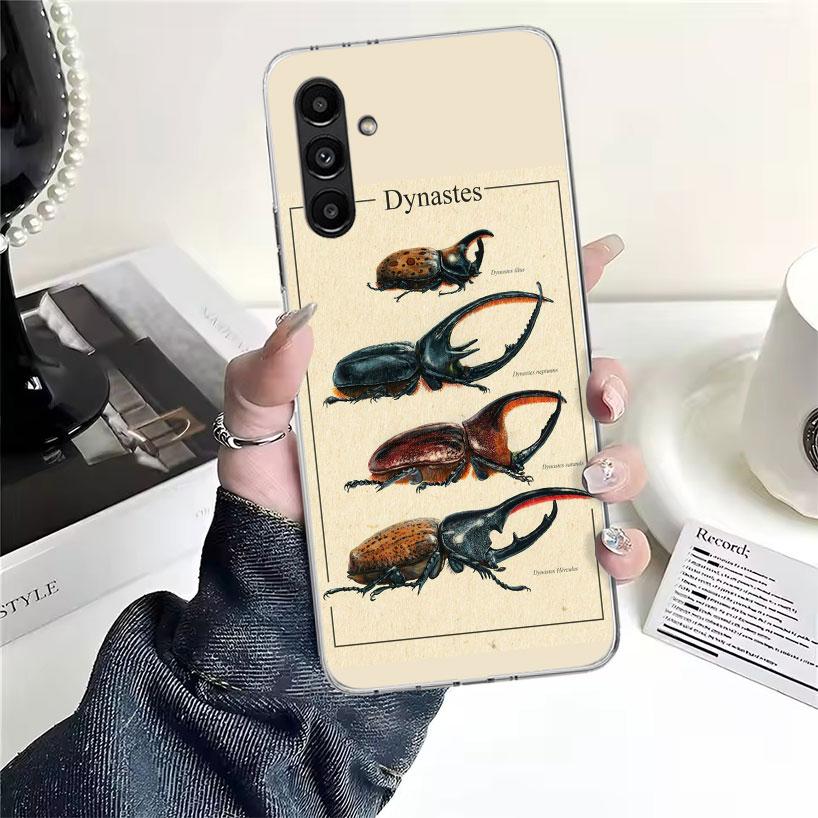 Научный чехол для телефона «Насекомые и пчелы» для Samsung Galaxy A13 A14 A15 A16 A17 A53 A54 A55 A56 A57 A33 A34 A35 A36 A37 A23