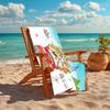 1Pc Christmas Fun Friends Beach Towel Quick Dry Multiuse For Beach Pool Gym Yoga Home Travel Christmas Halloween Xmas Gift S1324