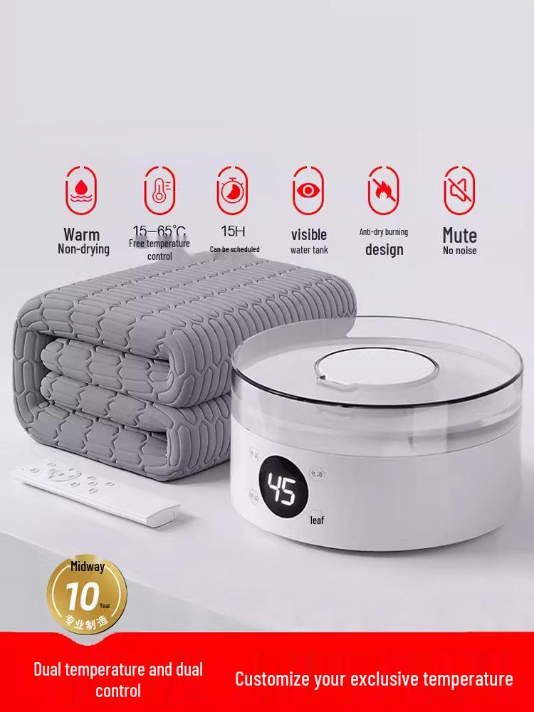 Hydronic Electric Blanket 2024: Heated, Dehumidifying, Mite-Removing, Washable for Single Beds