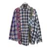 Rebuild by Needles Made In Japan Check Pattern Long Sleeve Shirt S Men's Used