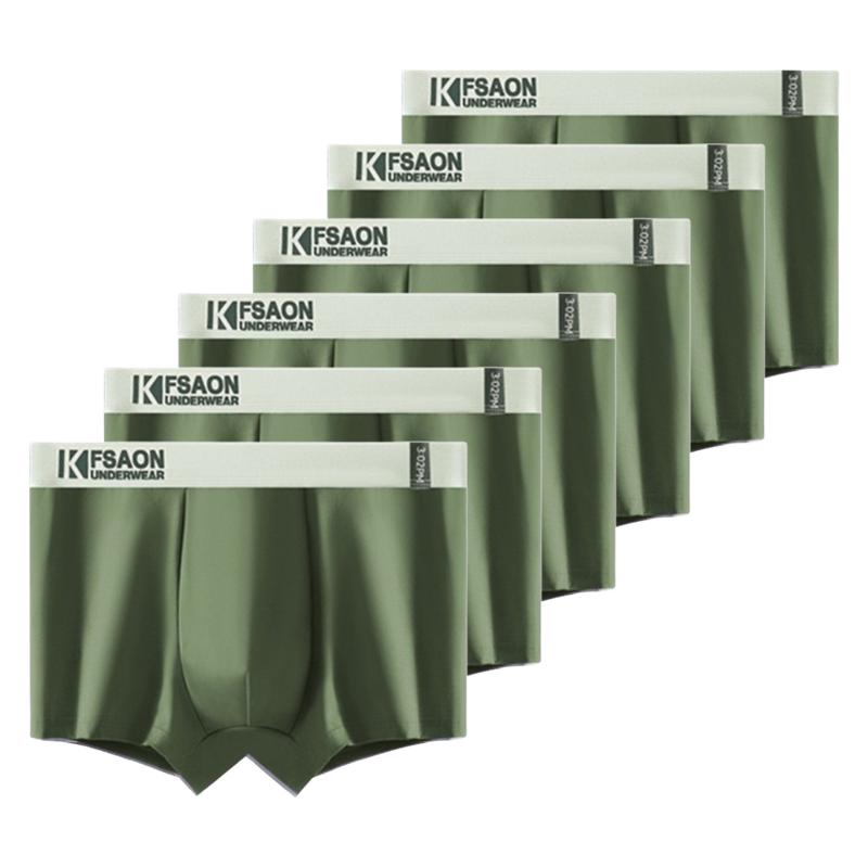 6 шт./комплект Мужское нижнее белье Дышащие Боксеры для мальчиков Шорты Удобные Хлопковые трусы L XL XXL 3XL 4XL