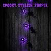 Black Spider Spider Web Lights Fake Spider Giant Spider Decor  Trick Or Treat