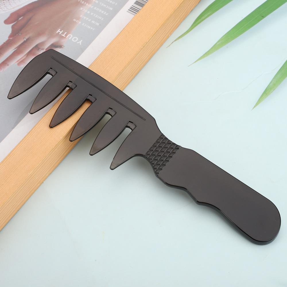 2pcs Wide Teeth Professional Men Comb PC Material Men Styling Comb Men Hairdressing Comb Salon Use