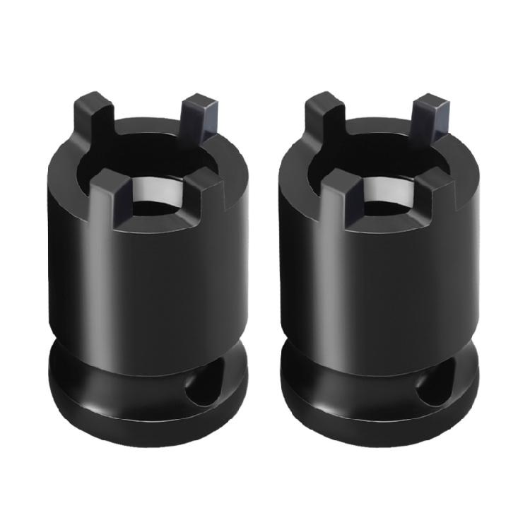 2 шт. Ключ-насадка для угловой шлифмашинки с адаптером под головку 1/2 дюйма, совместим со всеми 1/2 (12.5мм) Разъемы Силовой гайковерт