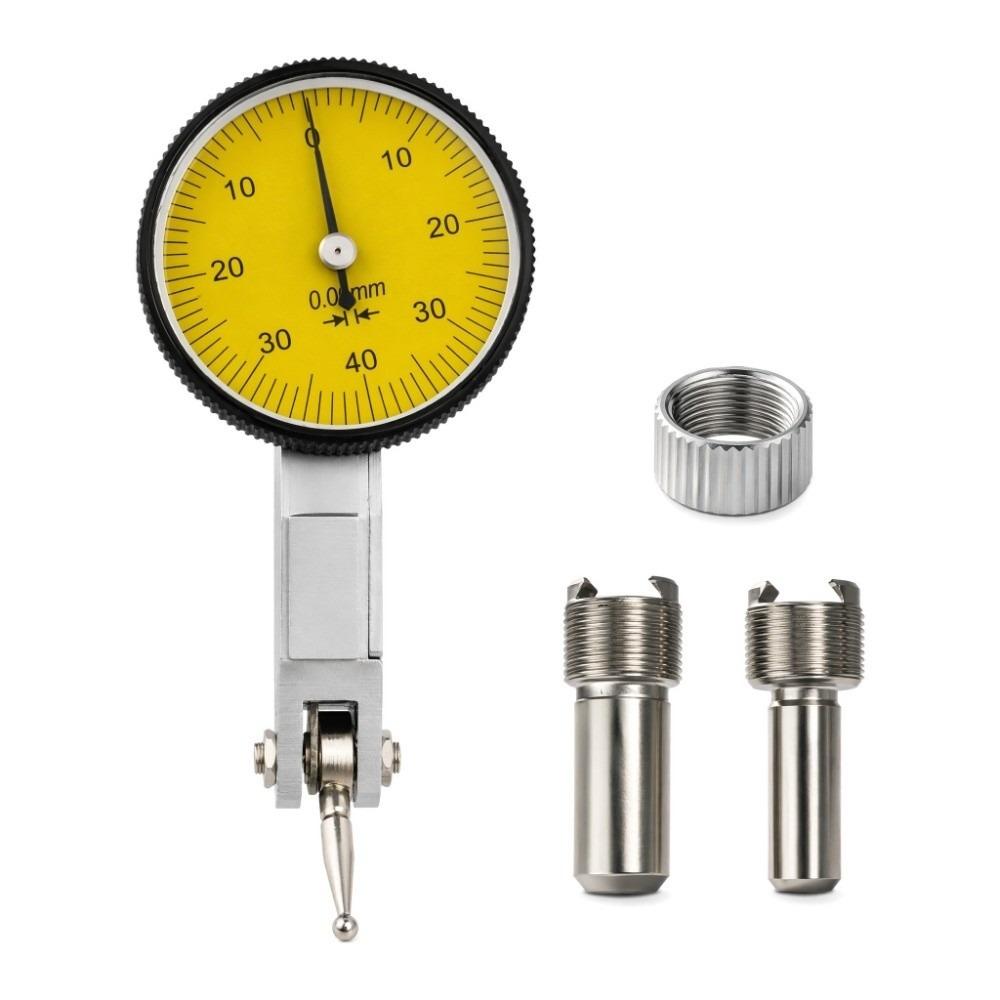 0-0.8mm Range Dial Test Indicator Yellow High Accuracy Gauge For Machine Setup