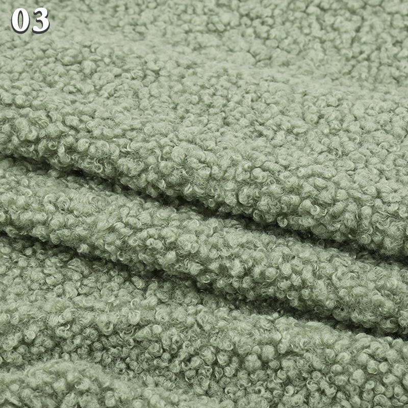 50*160cm Faux Sheep Curly Faux Wool Fur Fabric Turkish Warm Lamb Fleece Fabric For Sewing Clothing Lining Diy Winter Coat Bag