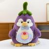 Cute eggplant penguin doll doll vegetable plush toy children sleeping pillow doll birthday gift girl