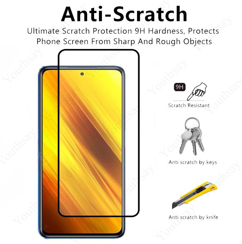 Безпылевая легкая установка Защитное стекло для Poco X3 Pro Полное покрытие Закаленное стекло Пленка для телефона Poco X3 Pro Poco X3 Pro