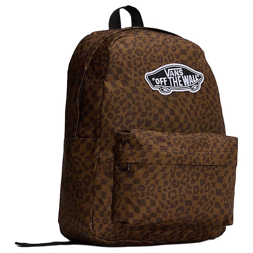 Vans 22 л Школьный Рюкзак для Поездок Регулируемый Плечевой Ремень Полиэстер Унисекс Рюкзак Коричневый VN000H4Y7UG