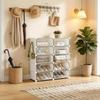 Modular Shoe Rack, Shoe Cabinet, Bookshelf, Toy Organizer, Wardrobe, Bathing Cabin (only with Shoe Rack)