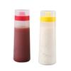 2Pcs Porous Squeezing Sauce Bottles Leakproof Condiment Containers with for Ketchup Mustard Olive