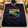 Flannel BlanketNew York Rangers Warm Soft Throw Blanket for Indoor Sofa Bed Living Room Use