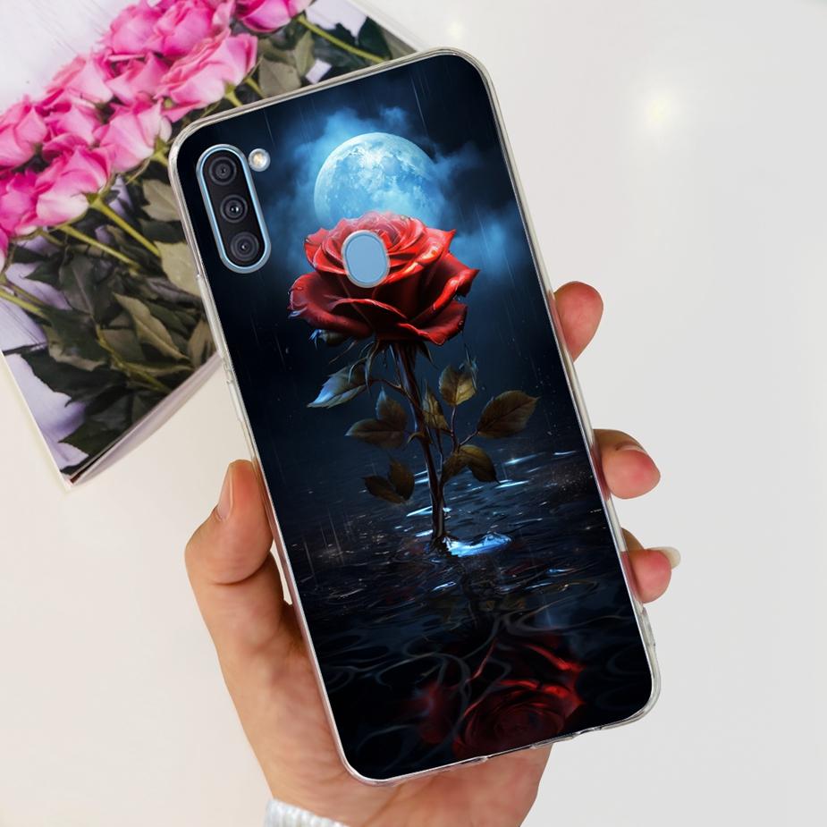 Чехол для Samsung Galaxy A11 SM-A115F Популярный Расписной Чехол Мягкий Силиконовый Чехол для Телефона Для Samsung A11 M 11 Galaxy M11 M115F Fundas