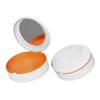 Food Grade PP Denture Tray Box Double Layered Dental Retainer Box Denture Case  Women Men