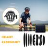 Helmet Padding Kits Sealed Sponge Replacement Outdoor Motorcycle Bicycle Cycling Universal Foam Pads Set Helmet Inner Protection