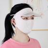 Ice Silk Sunscreen Veil Womne Sun Hats Summer Sunscreen Mask Driving Face Mask Face Gini Mask