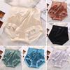 Women Briefs Elastic Silky Plus Size High Waist Seamless Soft Breathable Anti-shrink Lady Underwear Inner Wear Clothes