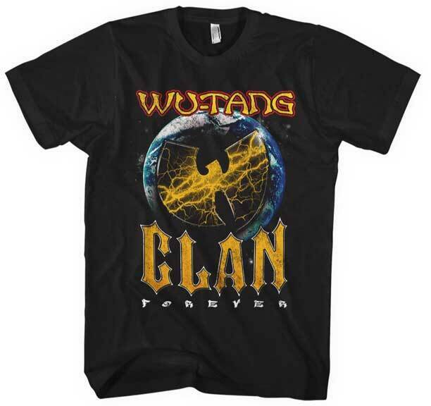 Футболка унисекс Wutang Clan Globe Forever Nacion Viva Mercancia