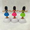 Car Decoration Dancing Doll Accessories Solar Power Toy Shaking Head Hawaii Swinging Animated Girl Ornament Car-styling