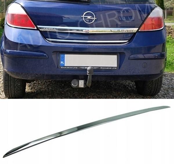 OPEL ASTRA H MK V HB Хромированная отделка багажника — Акцент на задней двери — Деталь задней части автомобиля премиум-класса — Усилитель блеска
