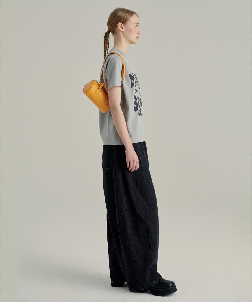 Margesherwood Log Bag - Apricot Crinkle