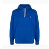 Polo Solid Color Hooded Pullover Long Sleeve Sweatshirt Men Sweatshirt Blue 710766778-084