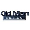 3D Металлическая эмблема Хромированная наклейка на автомобиль OLD MAN EDITION Высокая универсальность Совместимость